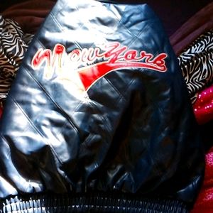 New york leather jacket